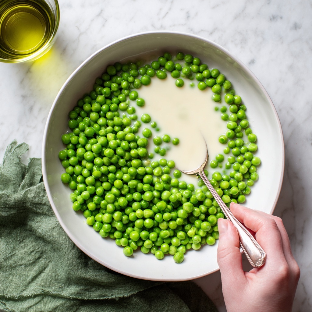 Deliciously Creamy Peas Recipe to Transform Your Dinner! Recipe - Recipe Image