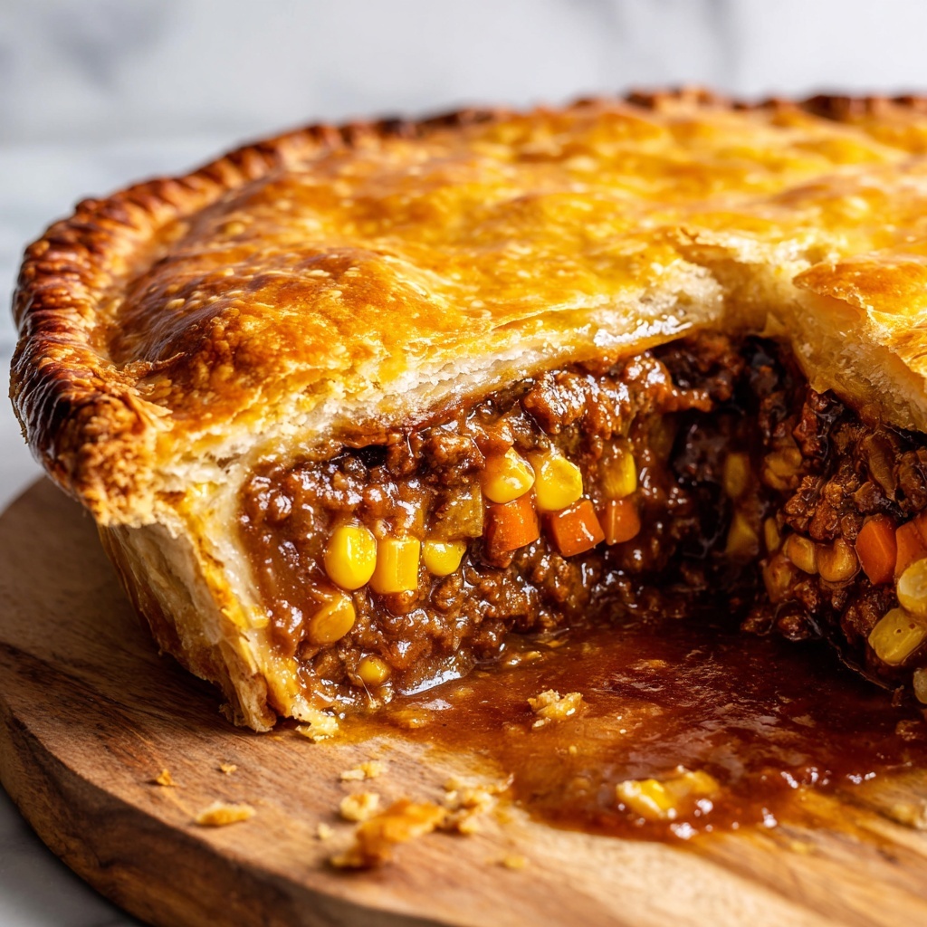 Brisket Pot Pie with Cheddar and Monterey Jack Recipe - Recipe Image