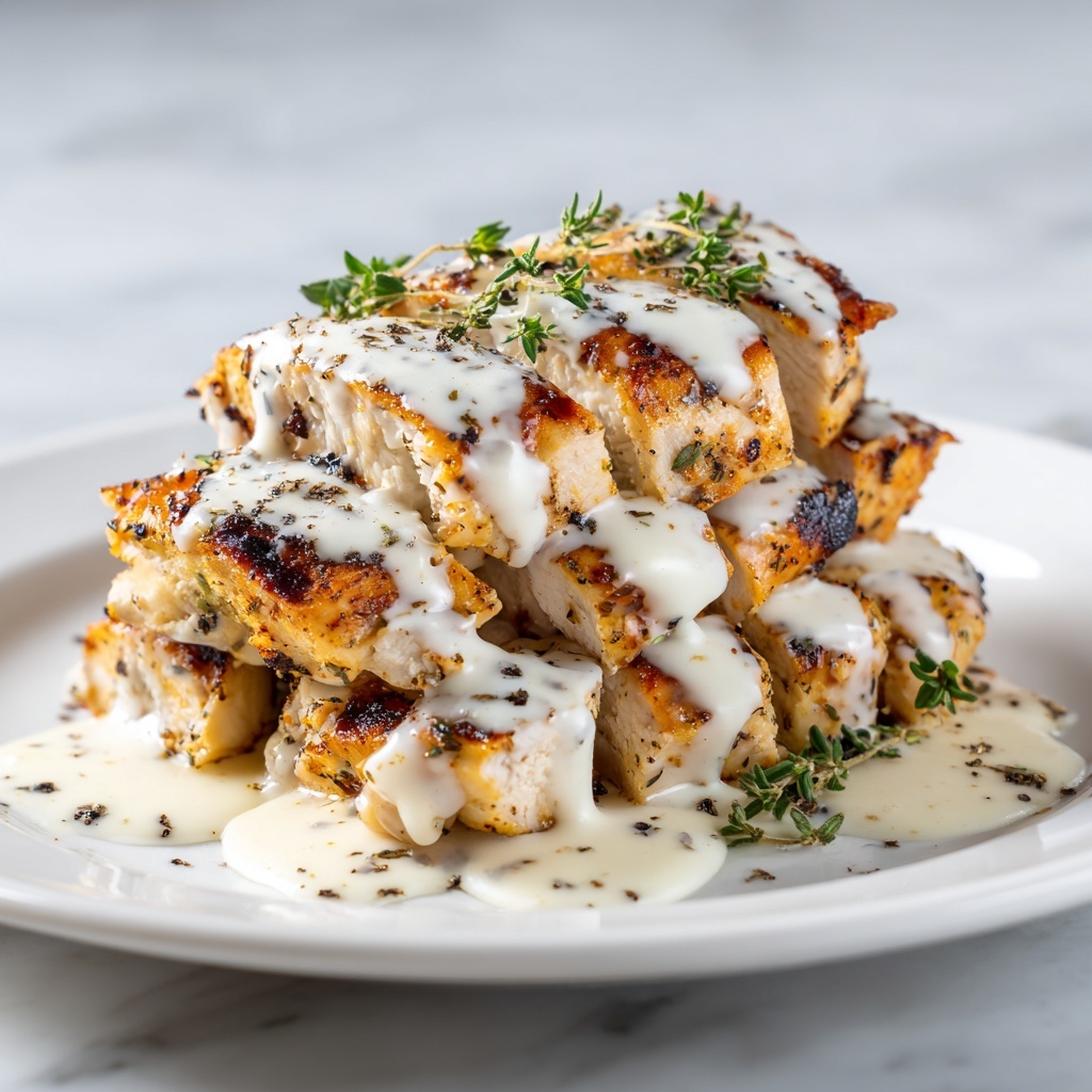Creamy Asiago Chicken Recipe - Recipe Image