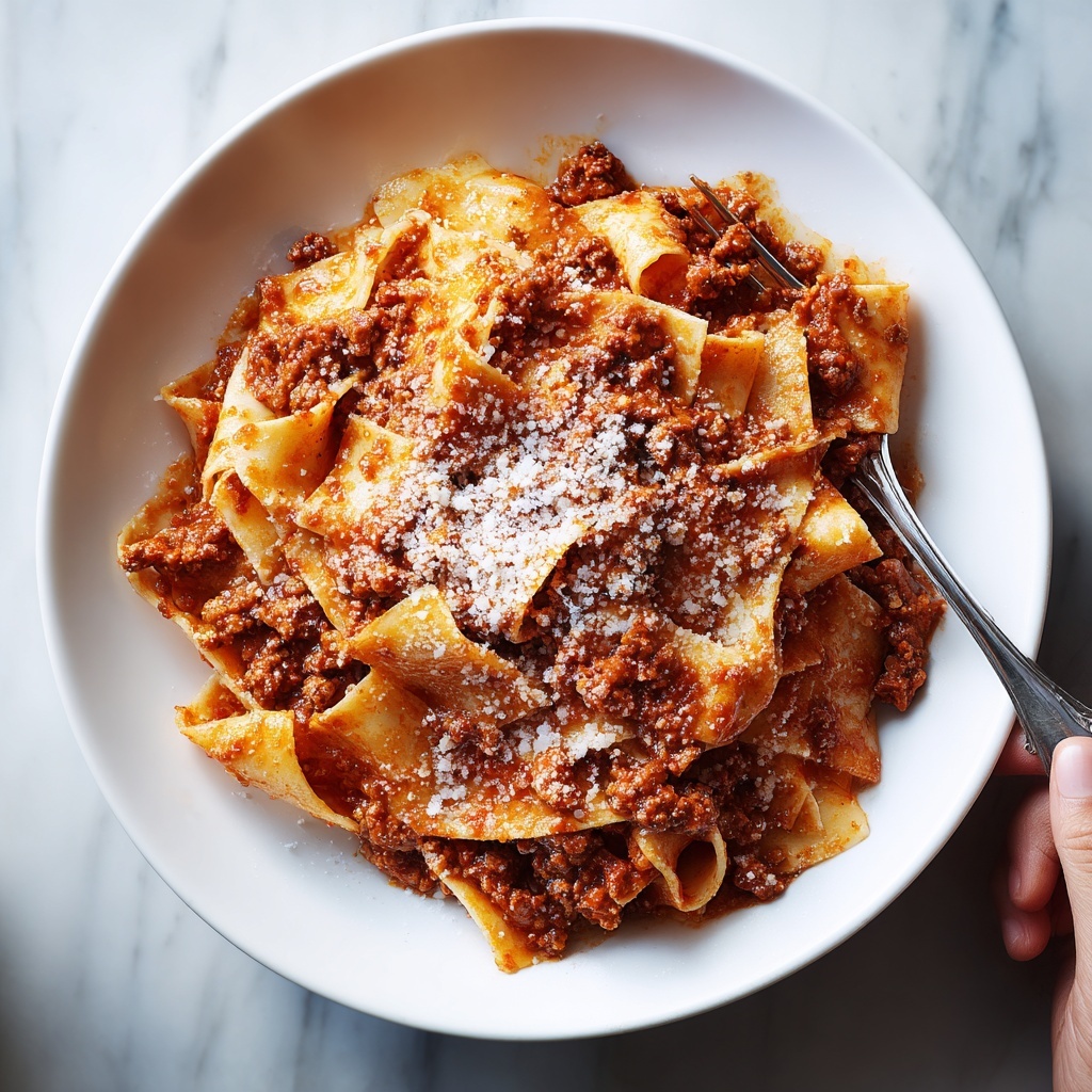 Tuscan Beef and Pork Ragu Recipe - Recipe Image