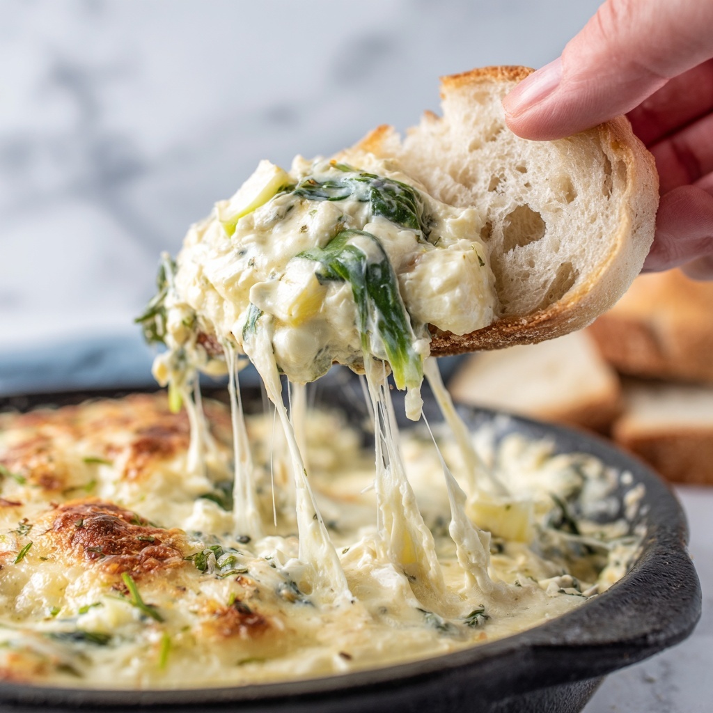 Hot Spinach Artichoke Dip Recipe - Recipe Image