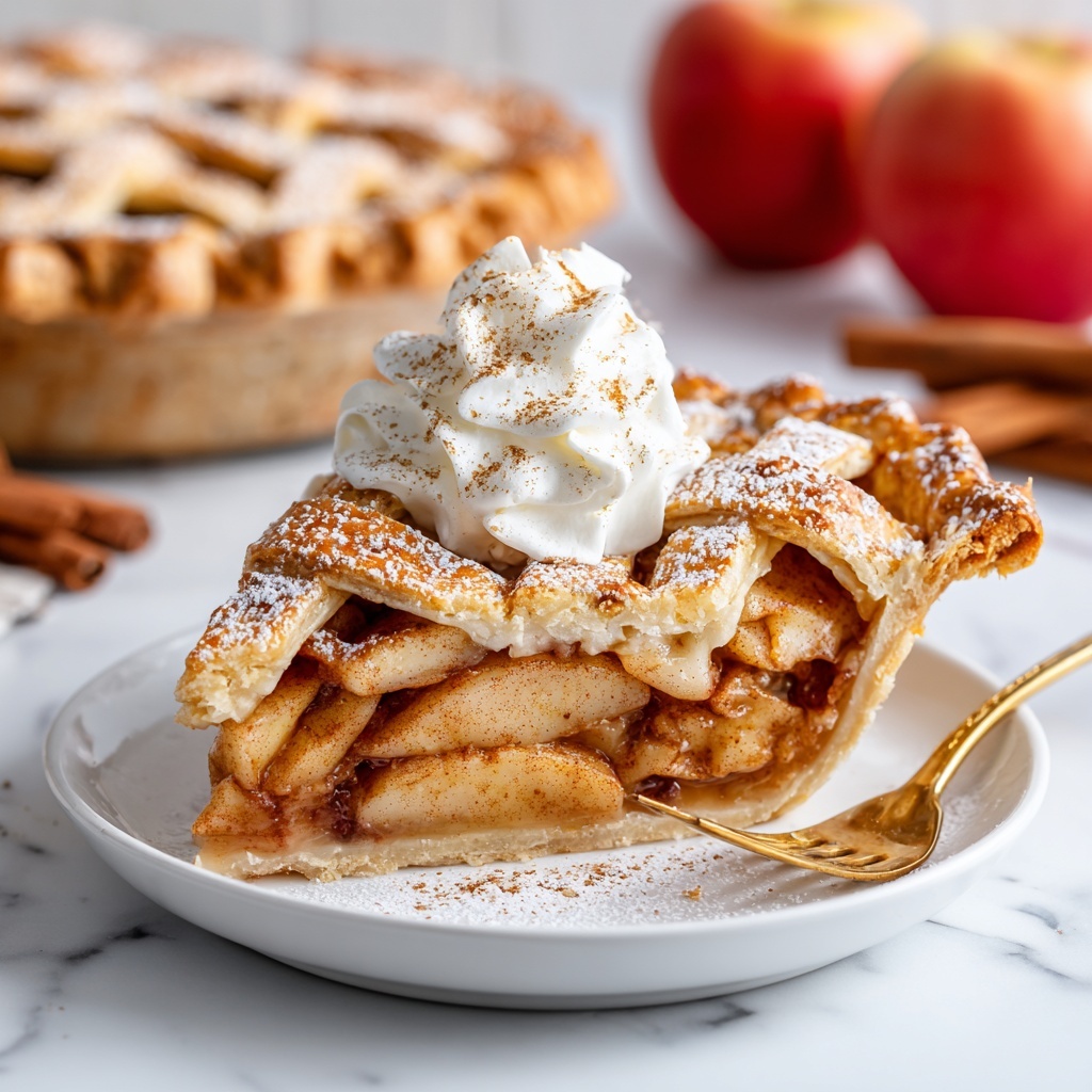 German Apple Pie with Creamy Custard Recipe - Recipe Image