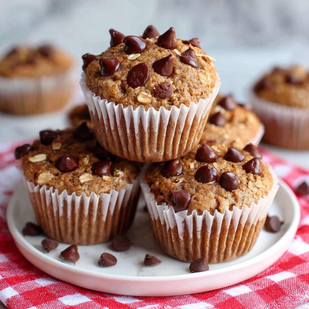 Healthy Oatmeal Muffins with Applesauce and Cinnamon Recipe - Recipe Image