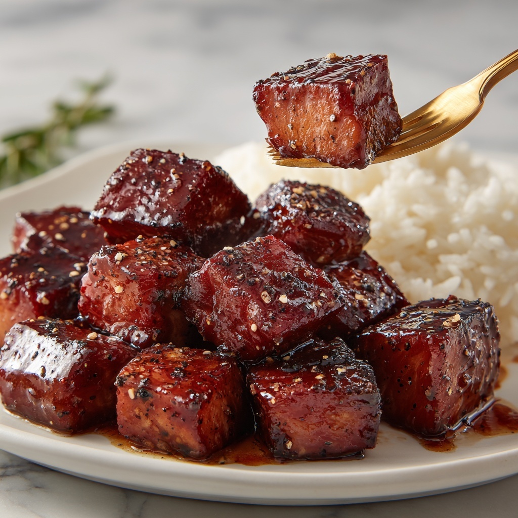 Air Fryer Steak Bites Recipe - Recipe Image