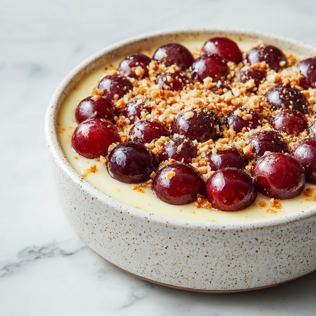 Easy Grape Salad with Cream Cheese, Nuts, and Brown Sugar Recipe - Recipe Image