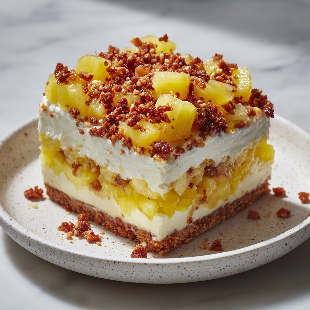 Irresistible Pineapple Crunch: A Sweet & Easy Dessert Recipe - Recipe Image