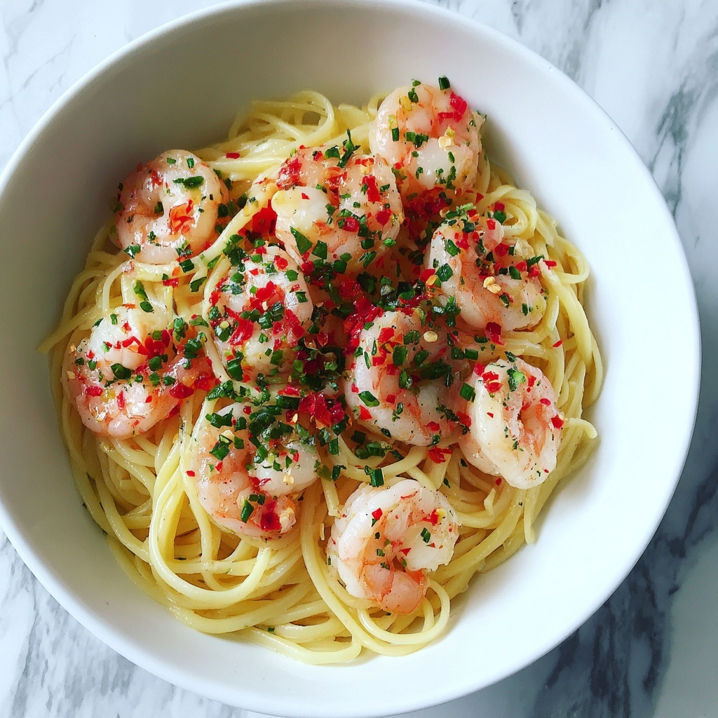 Garlic Shrimp Pasta: 5 Secrets to Culinary Bliss Recipe - Recipe Image