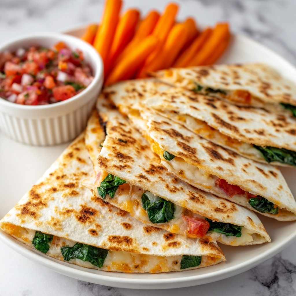 Veggie & Cheese Quesadilla Dinner: 7 Flavor-Packed Steps Recipe - Recipe Image