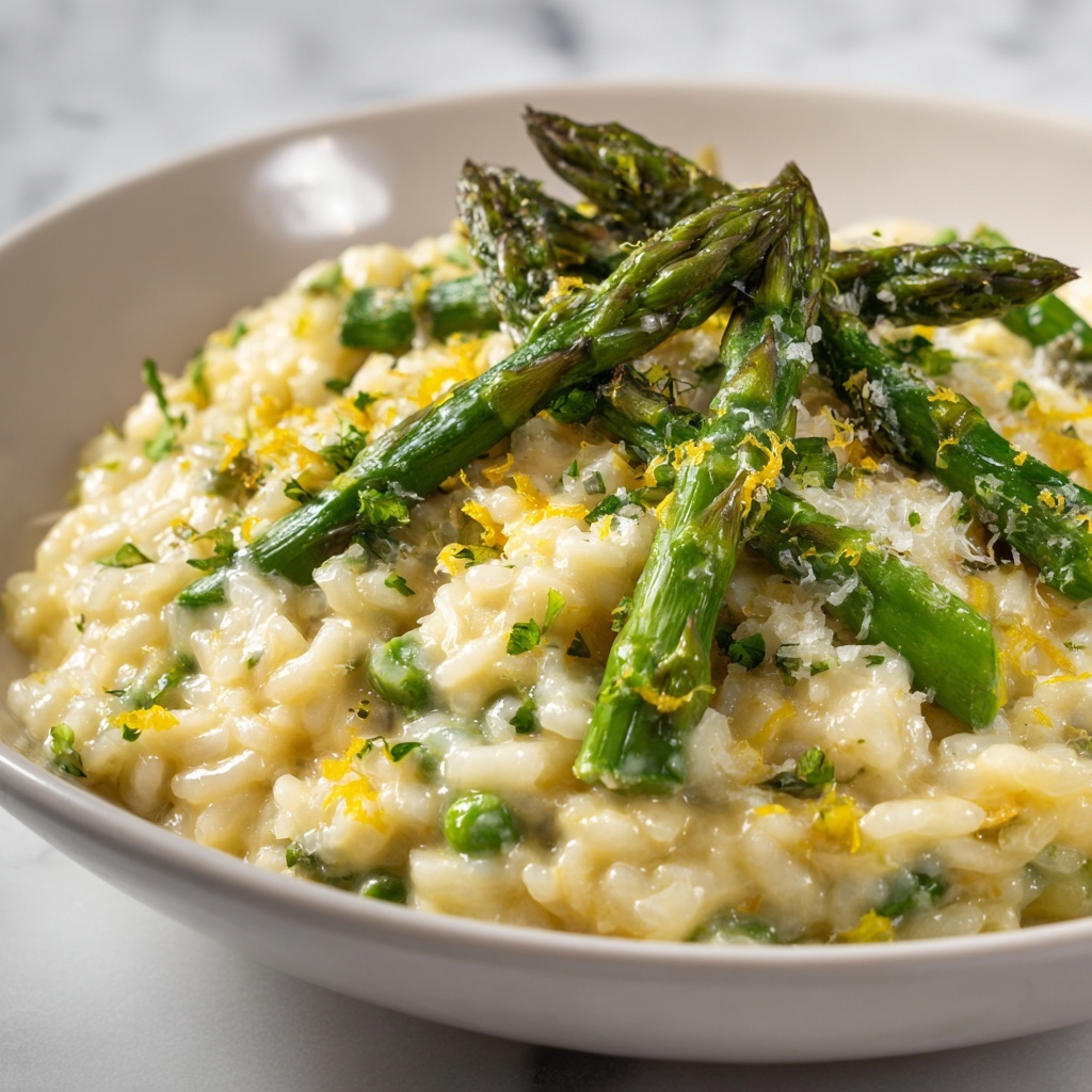 Lemon Asparagus Risotto Recipe - Recipe Image
