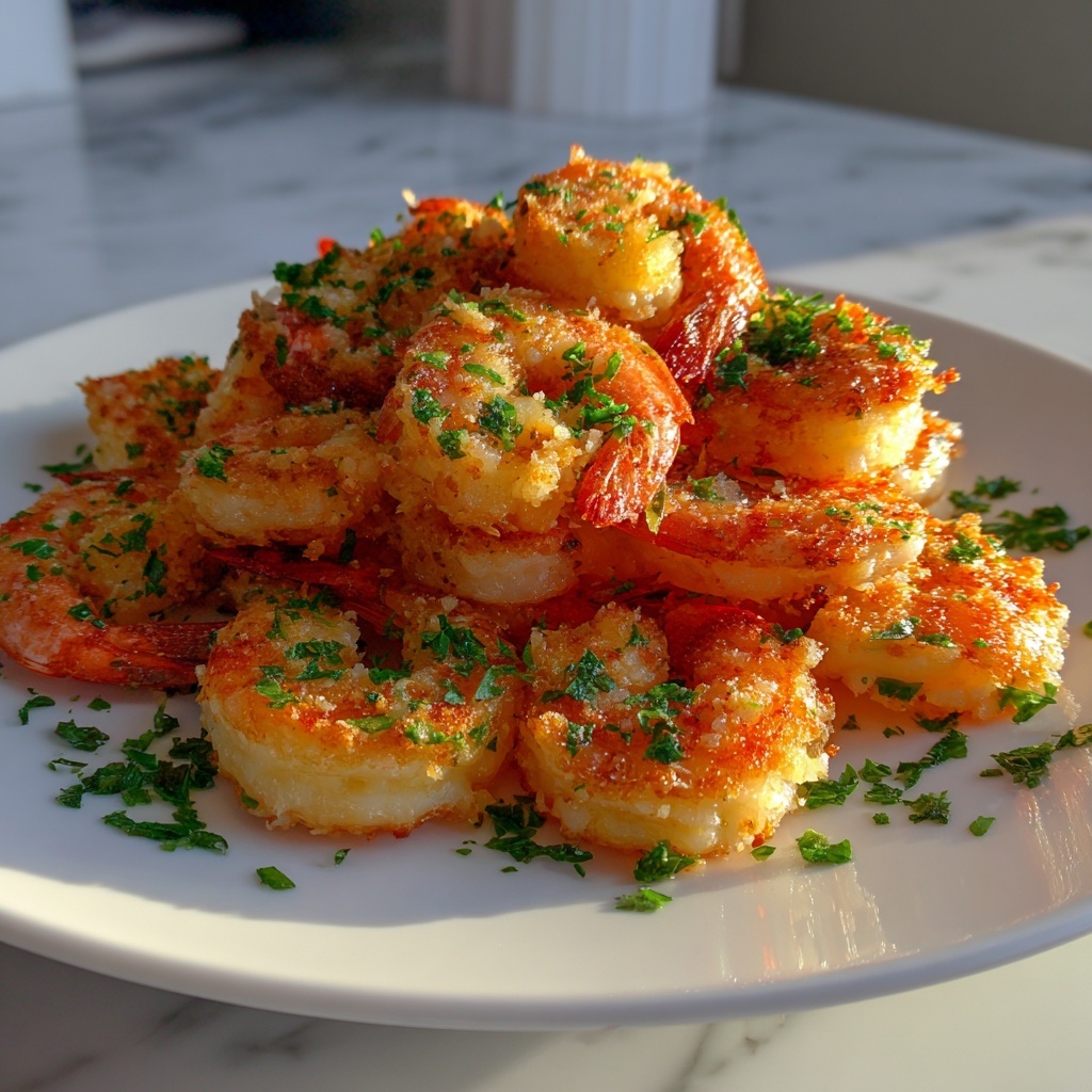 Garlic Parmesan Shrimp: 5 Minutes to Pure Delight Recipe - Recipe Image