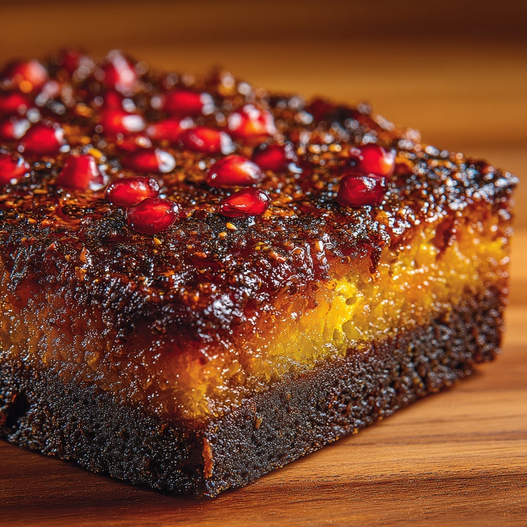 Spiced Cranberry Pear Bread Pudding Recipe - Recipe Image