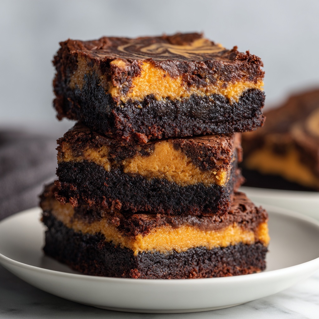 Pumpkin Chocolate Swirl Blondies Recipe - Recipe Image