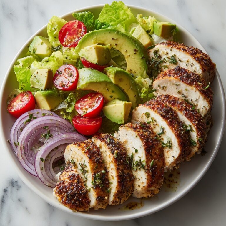 Chicken Salad with Fresh Greens, Cherry Tomatoes, and Avocado Recipe
