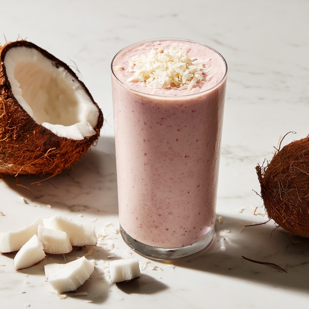 Delicious Coconut Milk Smoothie for a Refreshing Boost Recipe - Recipe Image
