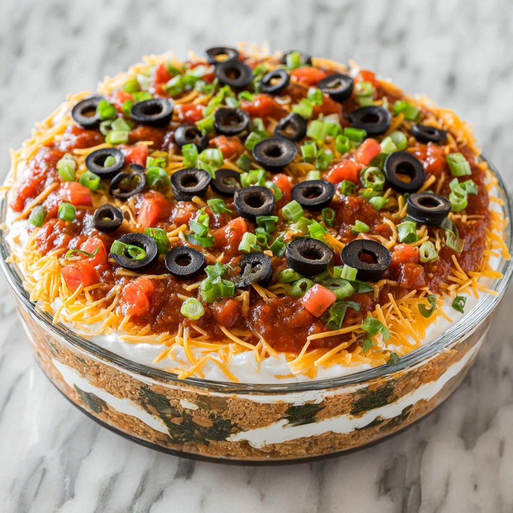 Seven Layer Dip Recipe - Recipe Image