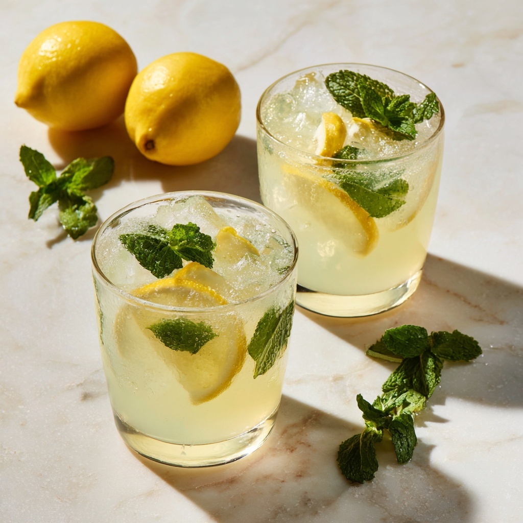 Refreshing Mint Lemonade Recipe - Recipe Image