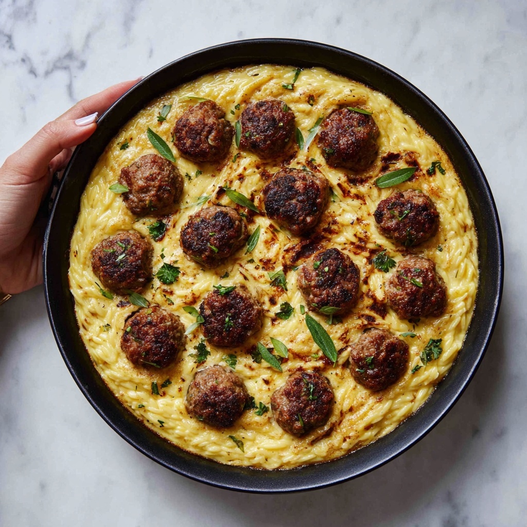 One Pan Chicken Meatballs in Marinara with Mozzarella Recipe - Recipe Image