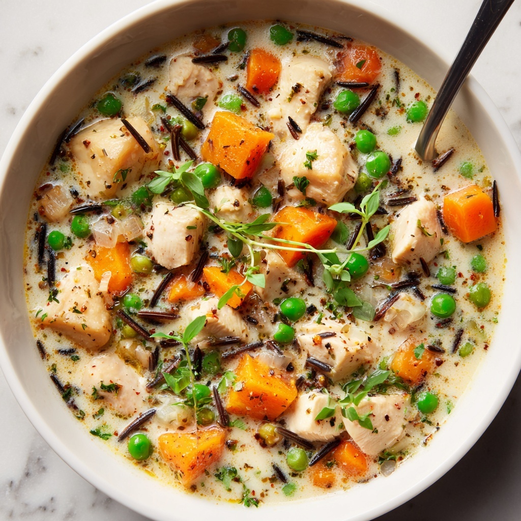 Creamy Turkey and Wild Rice Soup Recipe - Recipe Image