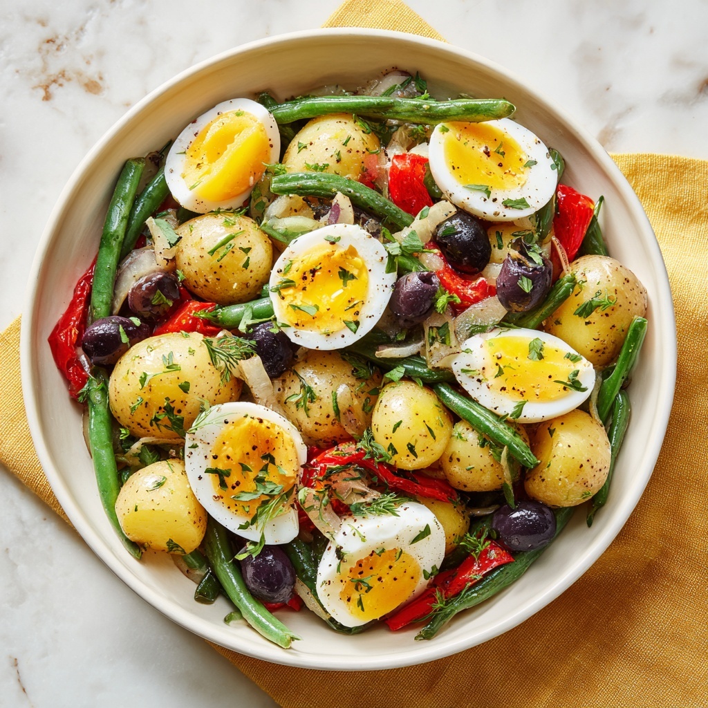 French-Style Potato and Green Bean Salad Recipe - Recipe Image