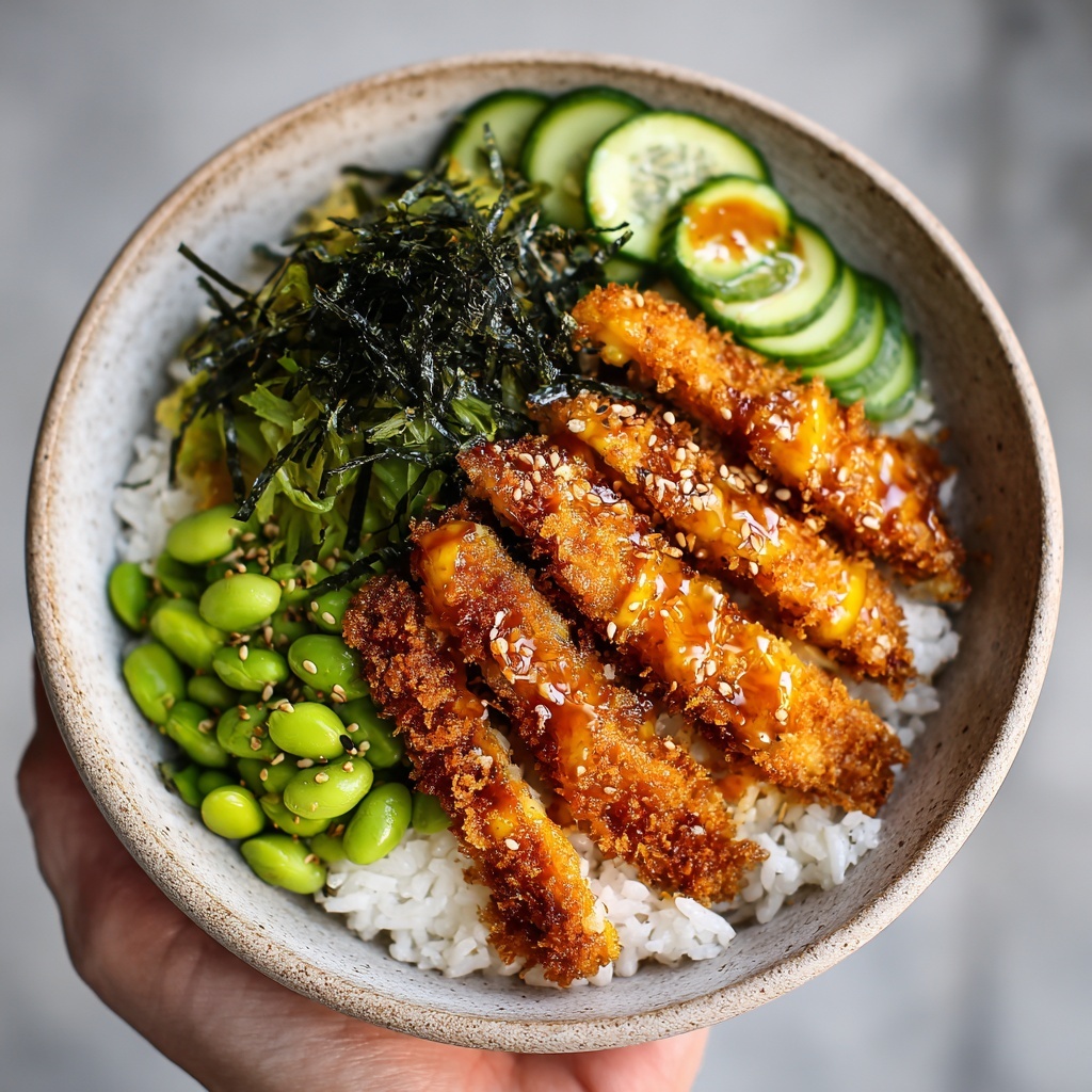 Crispy Chicken Katsu Bowls Recipe - Recipe Image