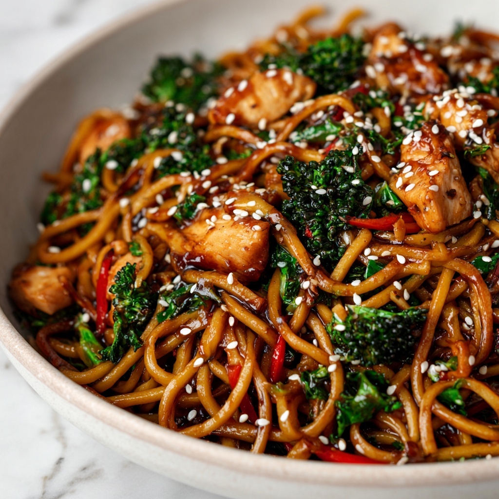 Chicken Teriyaki Noodles Recipe - Recipe Image