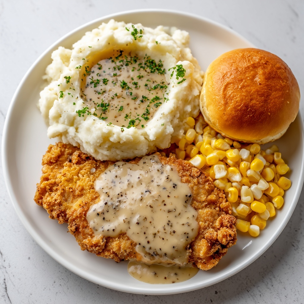 Country Fried Chicken with Savory Gravy Recipe - Recipe Image