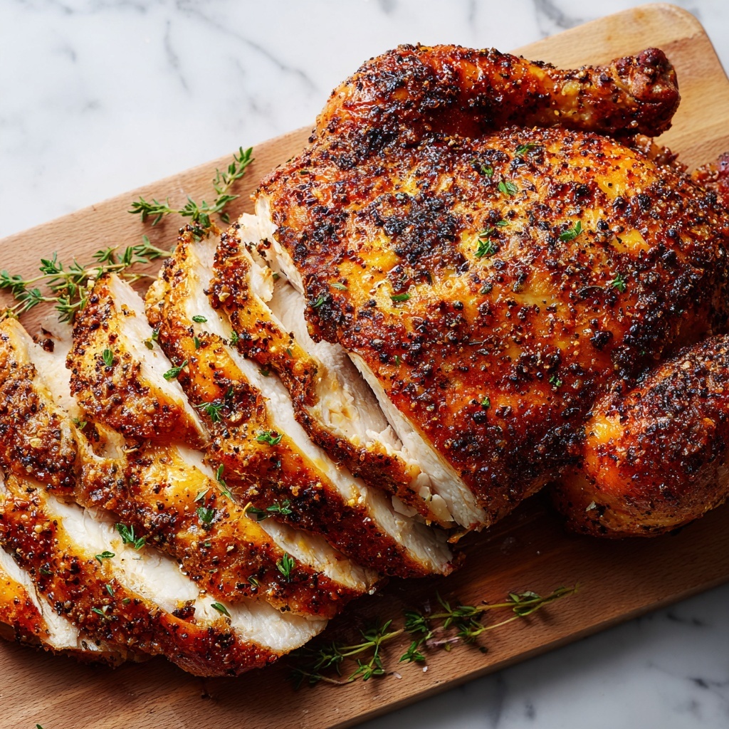 Smoked Turkey with Apple and Herb Rub Recipe - Recipe Image