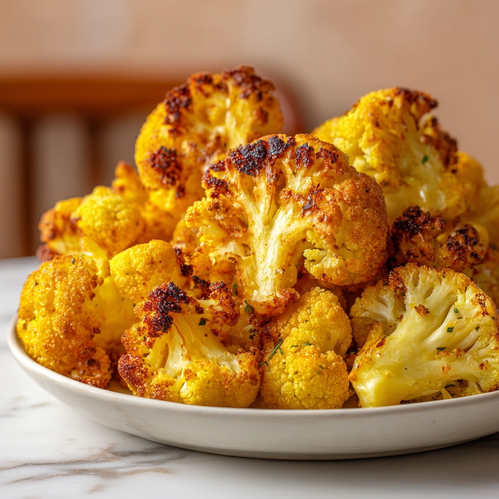 Golden Crispy Cauliflower Bites Recipe - Recipe Image