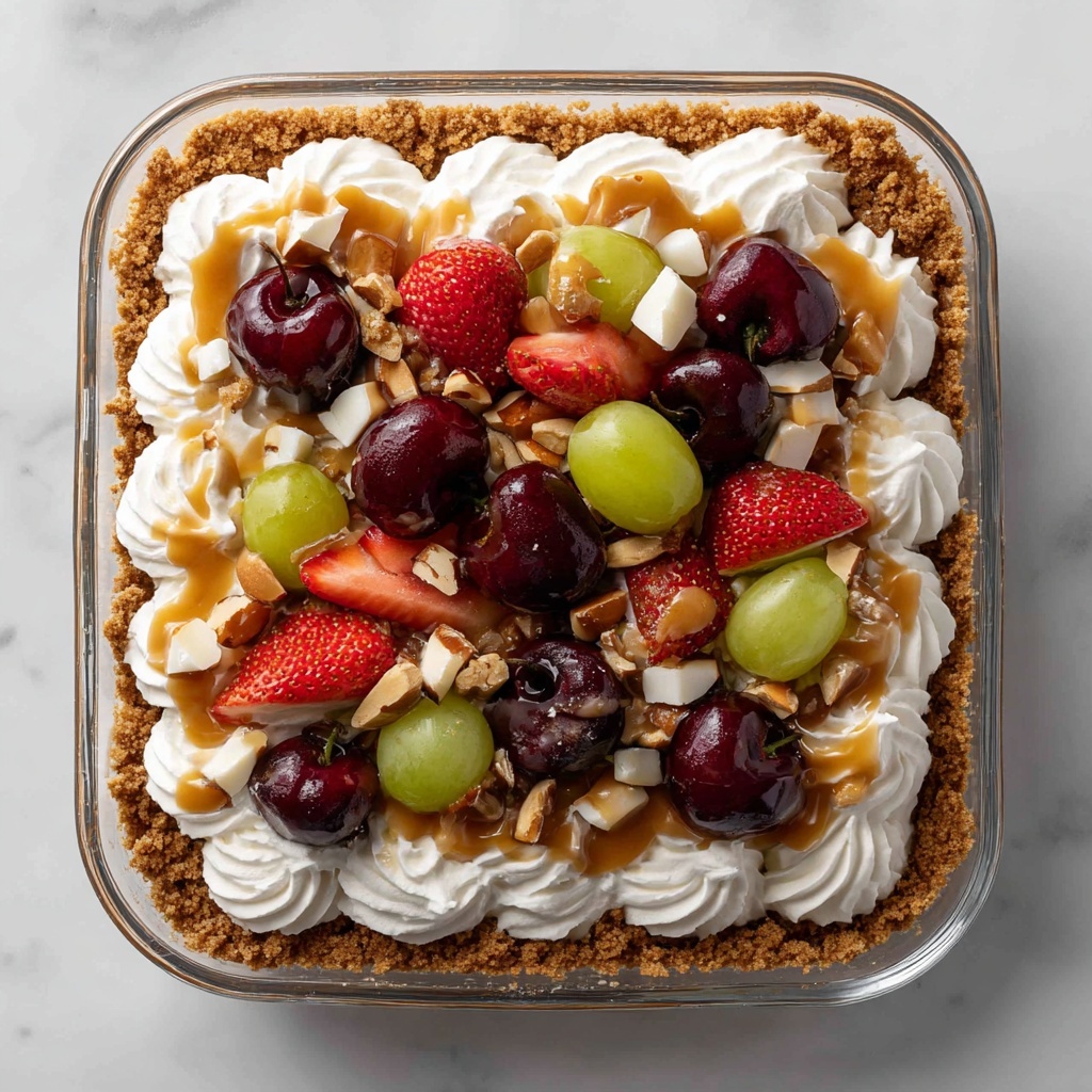 Caramel Crunch Cheesecake Fruit Salad Recipe - Recipe Image