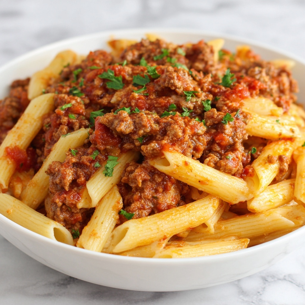 One Pot Sloppy Joe Pasta Recipe - Recipe Image