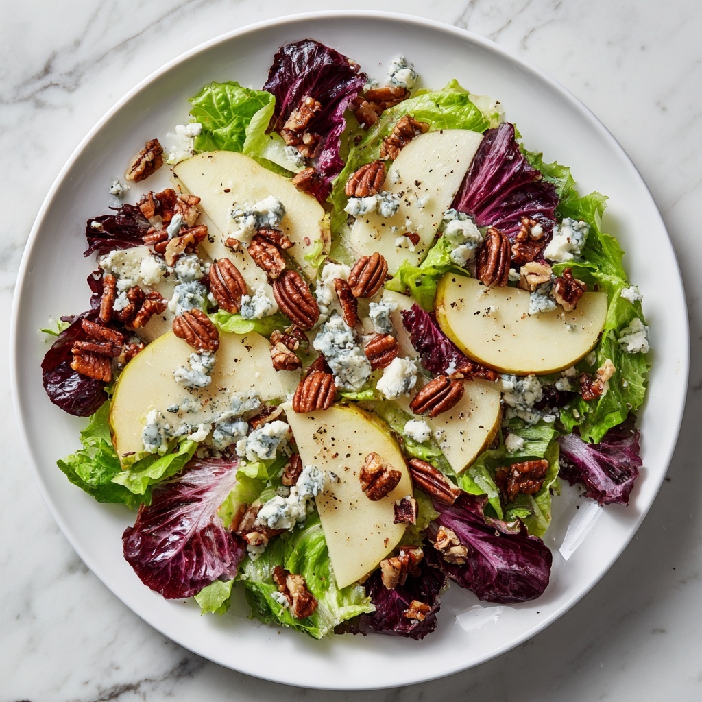 Blue Cheese, Walnut, and Chicory Salad Recipe - Recipe Image