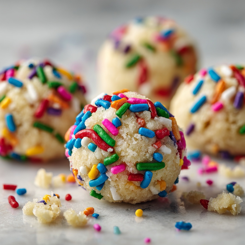 Cake Pop Protein Bites Recipe - Recipe Image
