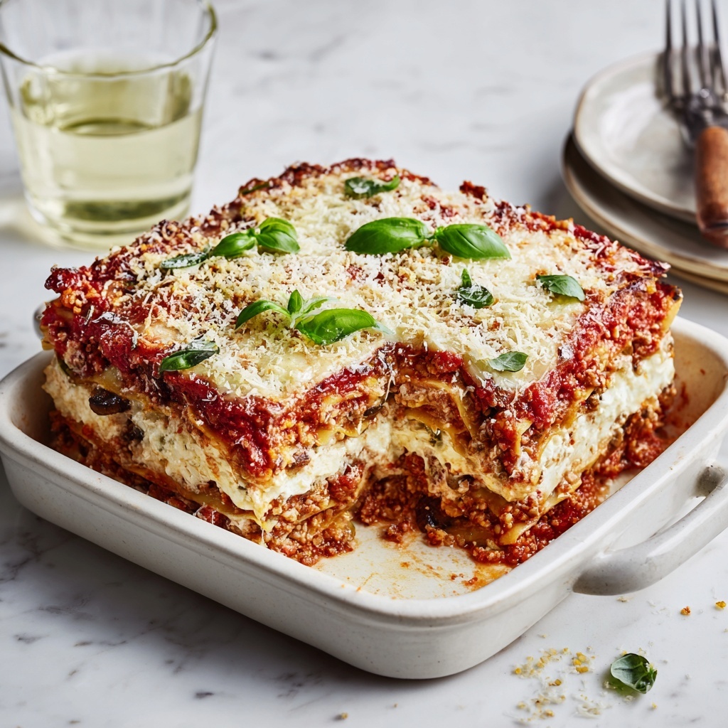 Holiday Christmas Lasagna Recipe - Recipe Image