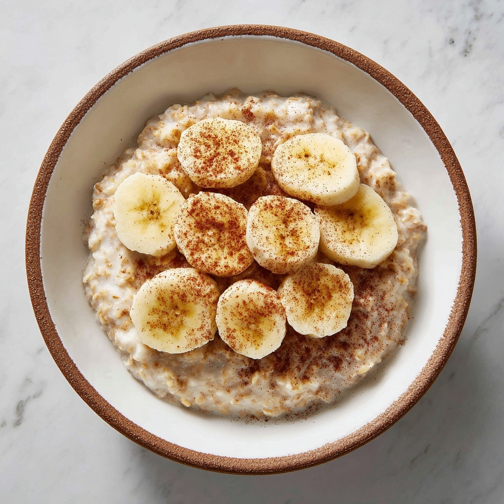 No Sugar Added Breakfast Banana Oatmeal Recipe - Recipe Image