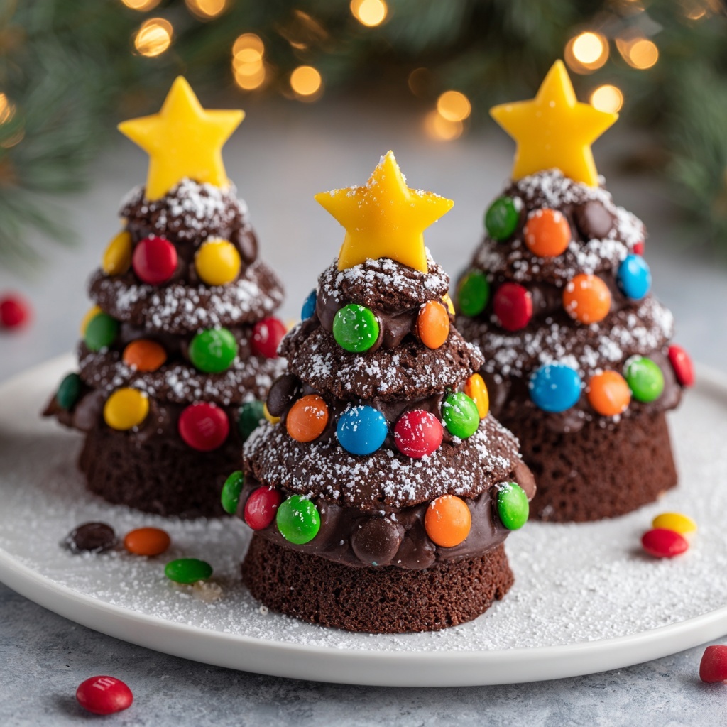Christmas Chocolate Trees Recipe - Recipe Image