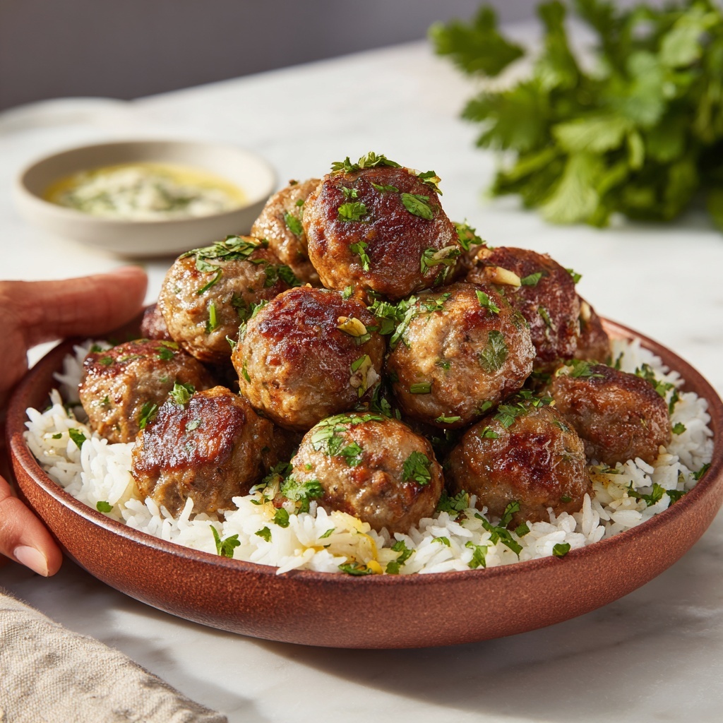 Greek Keftedes (Traditional Greek Meatballs) Recipe - Recipe Image