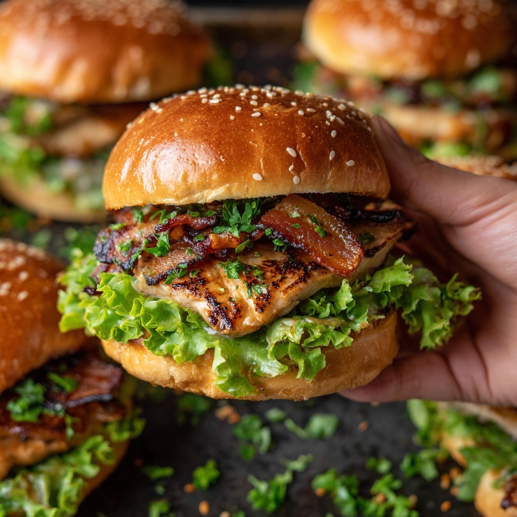 BLT Chicken Sliders with Honey Mustard Bliss Recipe - Recipe Image