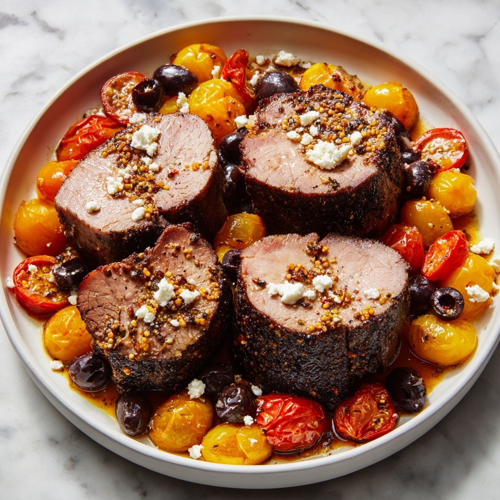 One-Pan Mediterranean Chicken: 7 Steps to Deliciousness Recipe - Recipe Image