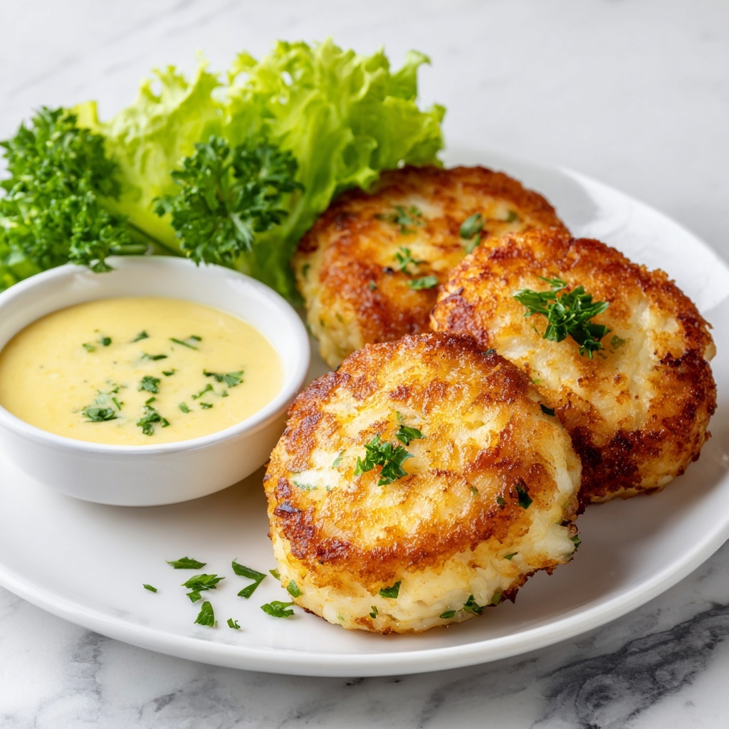 Crispy Crab Cakes: Bobby Flay's Secret for Seafood Perfection Recipe - Recipe Image