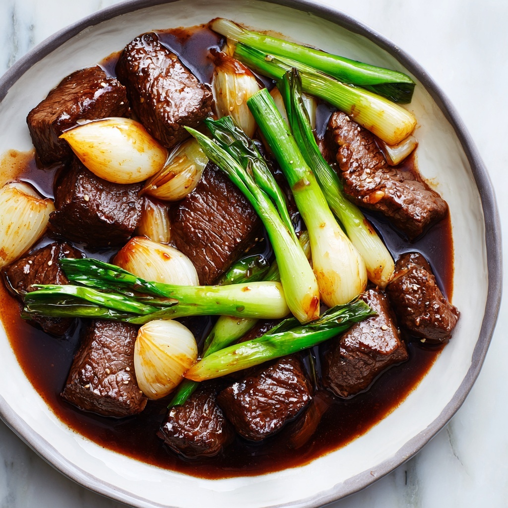 Savory Chinese Beef and Onion Stir Fry Recipe - Recipe Image