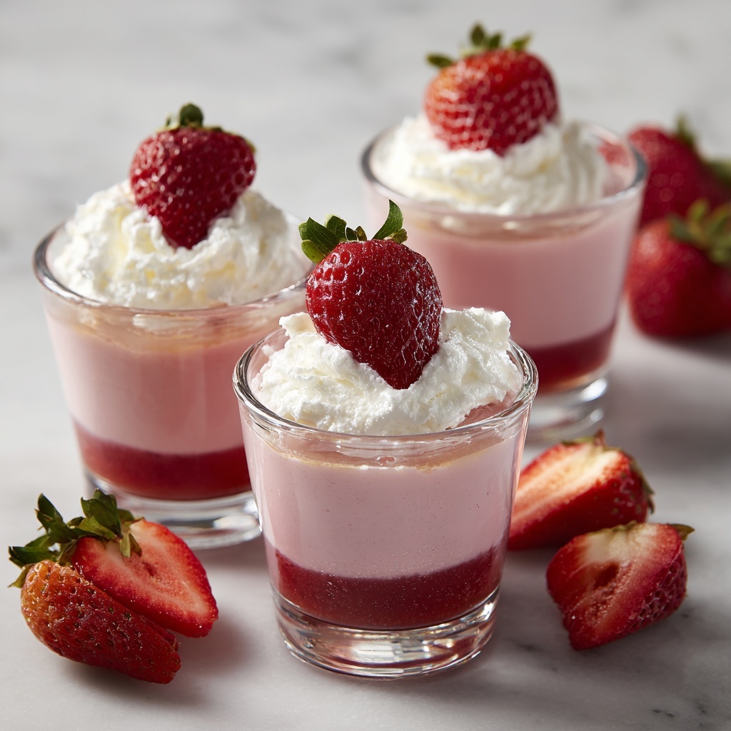 Fluffy Strawberry Mousse: A Refreshing Summer Delight Recipe - Recipe Image