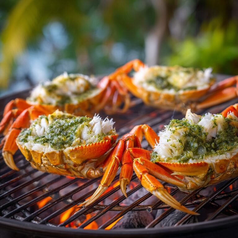 Grilled Blue Crabs with Zesty Butter for a Summer BBQ Recipe