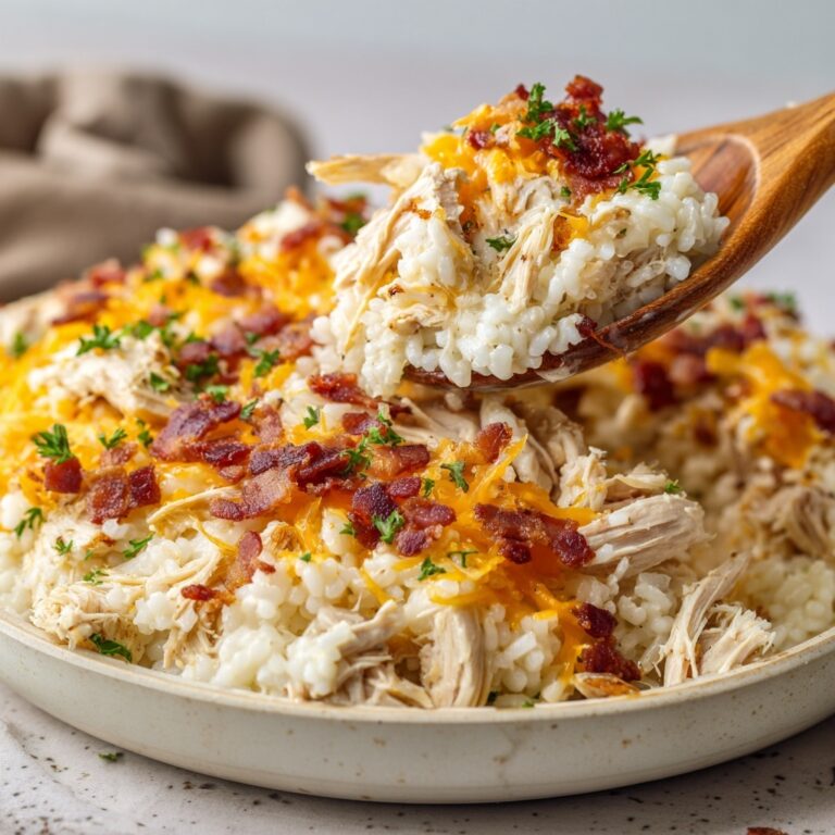 Chicken Alfredo Rice Casserole Recipe
