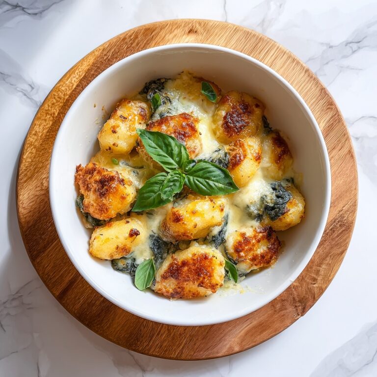 Air Fryer Pumpkin Gnocchi Cake with Sage Brown Butter and Crispy Dried Beef Recipe