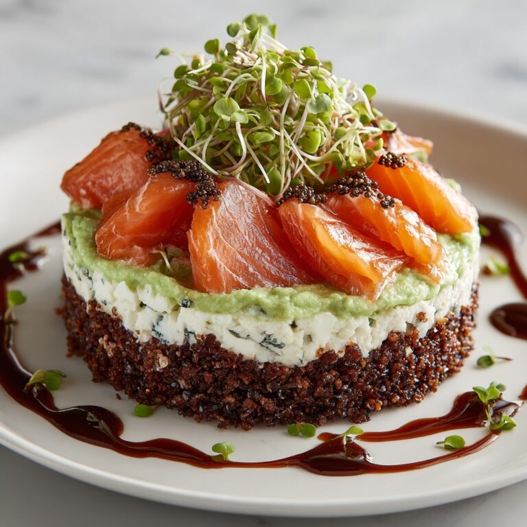 Savory Avocado & Salmon Cheesecake Recipe