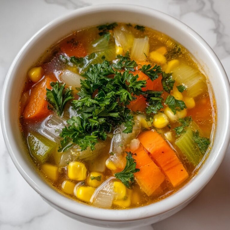 One Pot Creamy Vegetable Soup Recipe