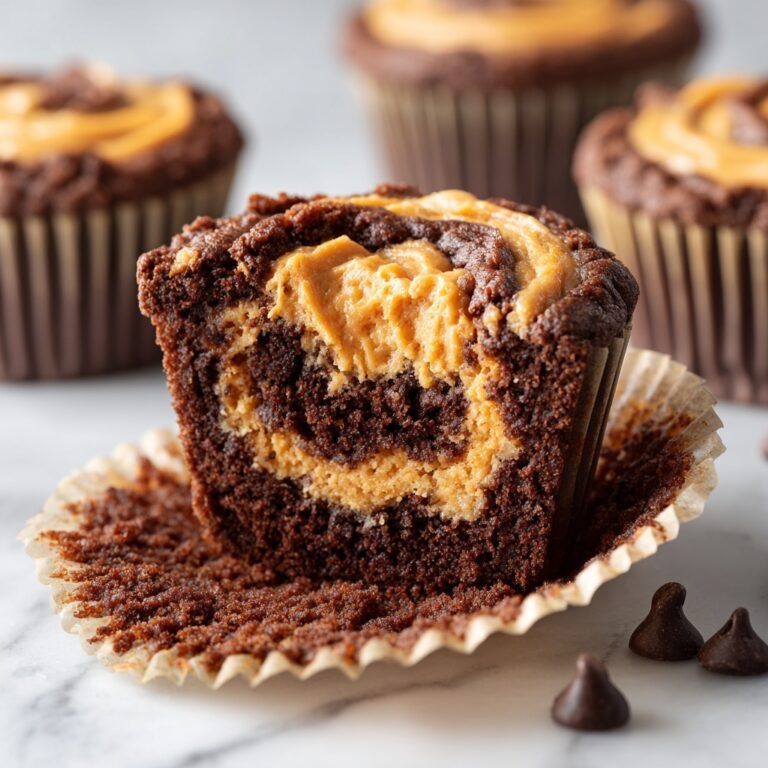 Chocolate Almond Butter Swirl Muffins Recipe