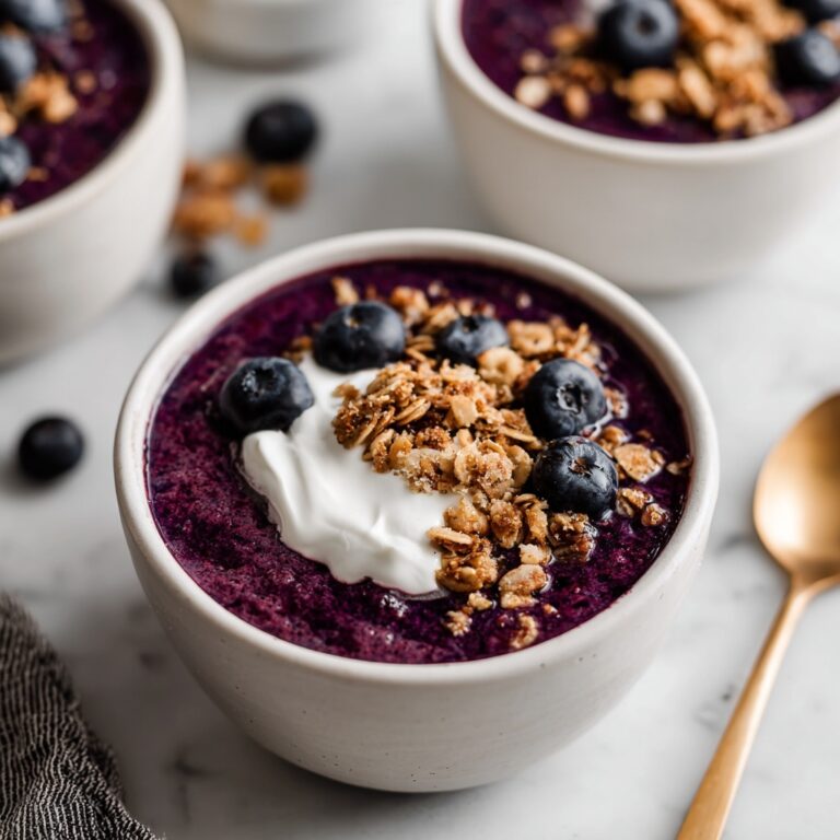 Thai Black Sticky Rice Pudding with Coconut and Tropical Fruits Recipe