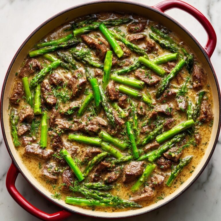 Creamy Chicken and Asparagus Skillet Recipe