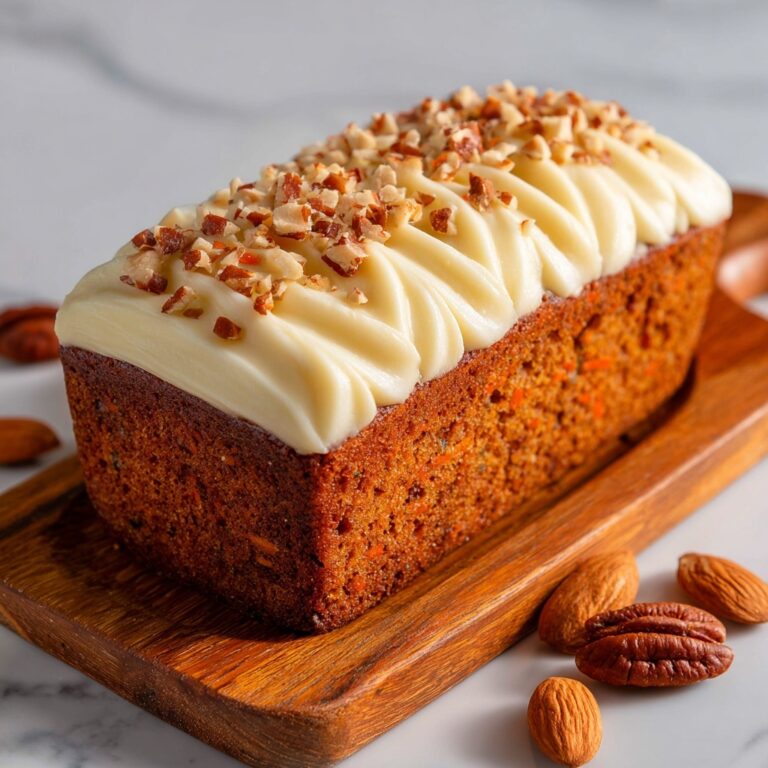 Cinnamon Walnut Carrot Cake Loaf Recipe